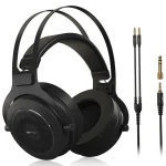 Auriculares de Monitoreo Abiertos Behringer OMEGA, Estilo Retro (Negro)