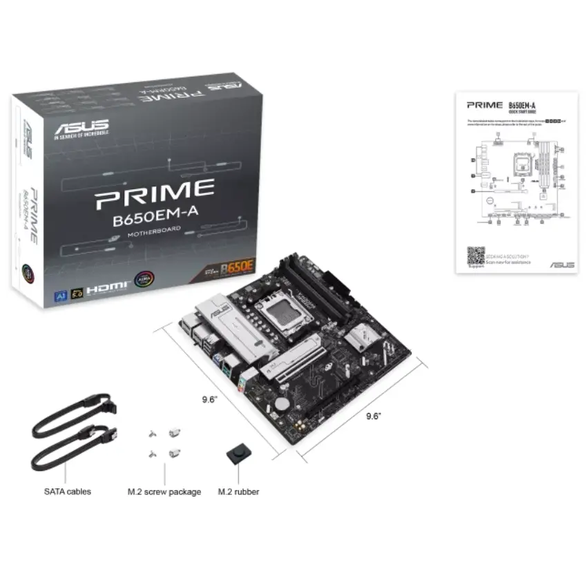 Motherboard ASUS PRIME B650EM-A, Socket AM5