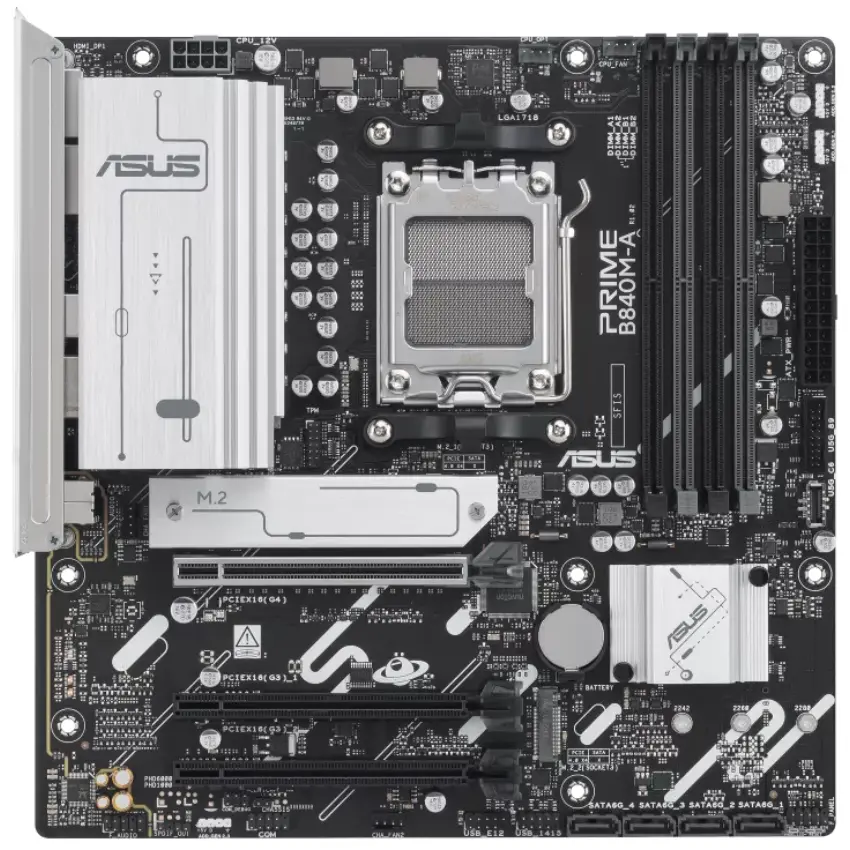 Motherboard ASUS PRIME B840M-A-CSM, Socket AM5 Motherboard ASUS PRIME B840M-A-CSM, Socket AM5