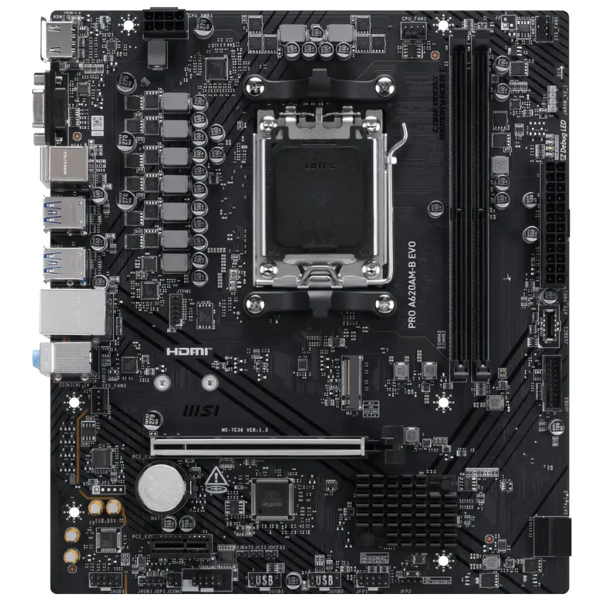 Motherboard MSI PRO A620AM-B EVO, Socket AM5