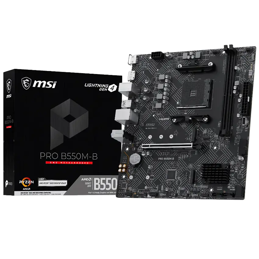 Motherboard MSI PRO B550M-B, Socket AM4