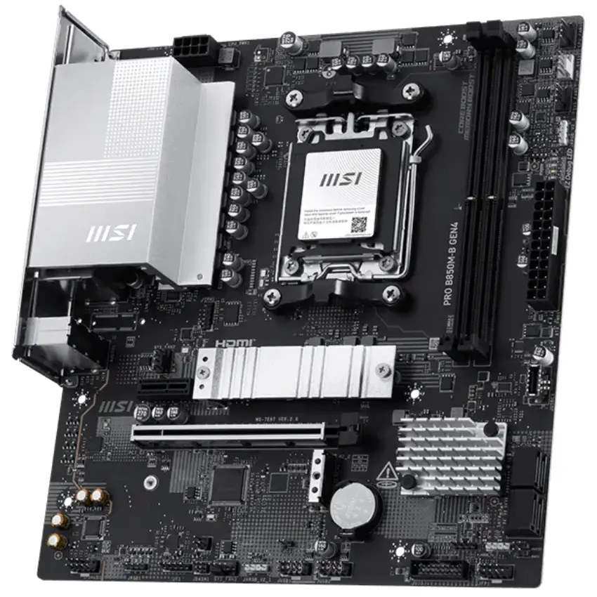 Motherboard MSI PRO B850M-B GEN4, Socket AM5 Motherboard MSI PRO B850M-B GEN4, Socket AM5
