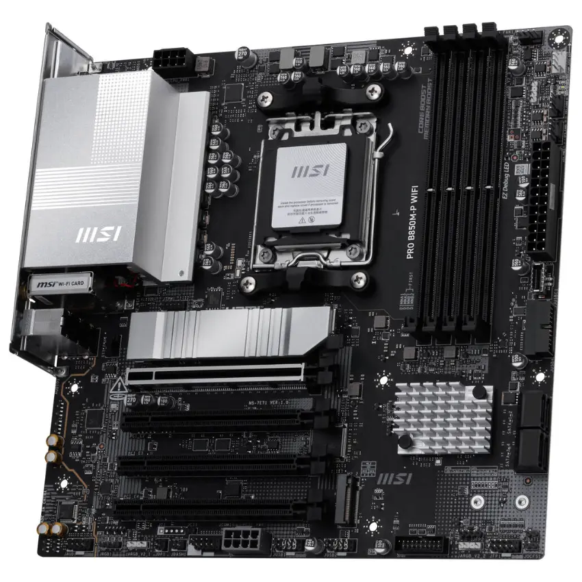 Motherboard MSI PRO B850M-P WIFI, Socket AM5 Motherboard MSI PRO B850M-P WIFI, Socket AM5