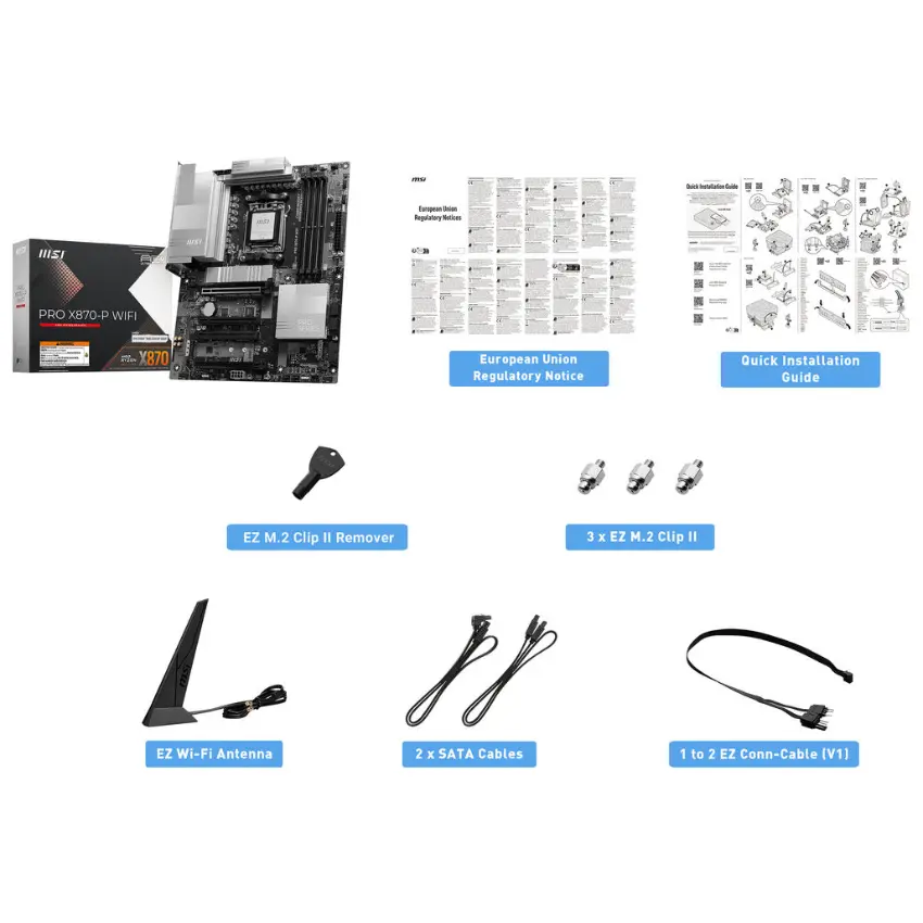 Motherboard MSI PRO X870-P WIFI, Socket AM5 Motherboard MSI PRO X870-P WIFI, Socket AM5