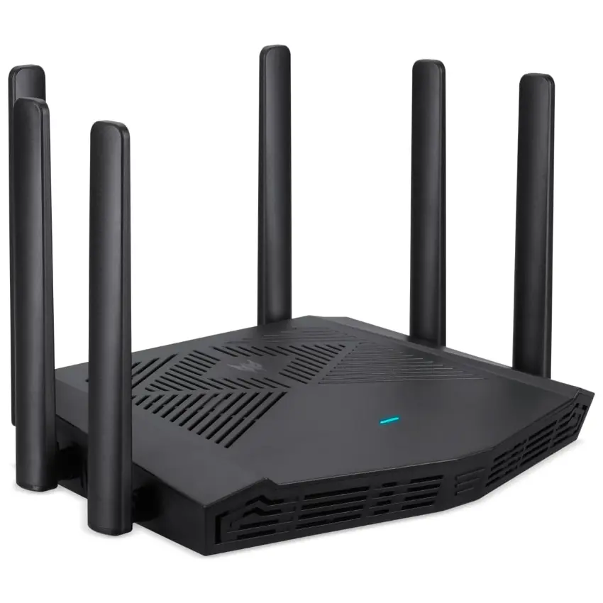 Router Wi-Fi Acer Predator Connect W6x, AX6000, Doble banda, Negro
