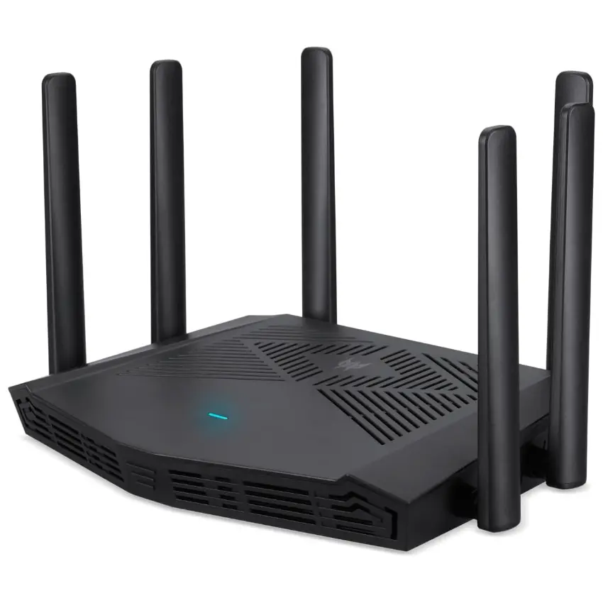 Router Wi-Fi Acer Predator Connect W6x, AX6000, Doble banda, Negro