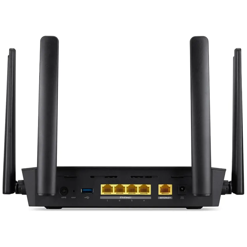 Router Wi-Fi Acer Predator Connect W6x, AX6000, Doble banda, Negro