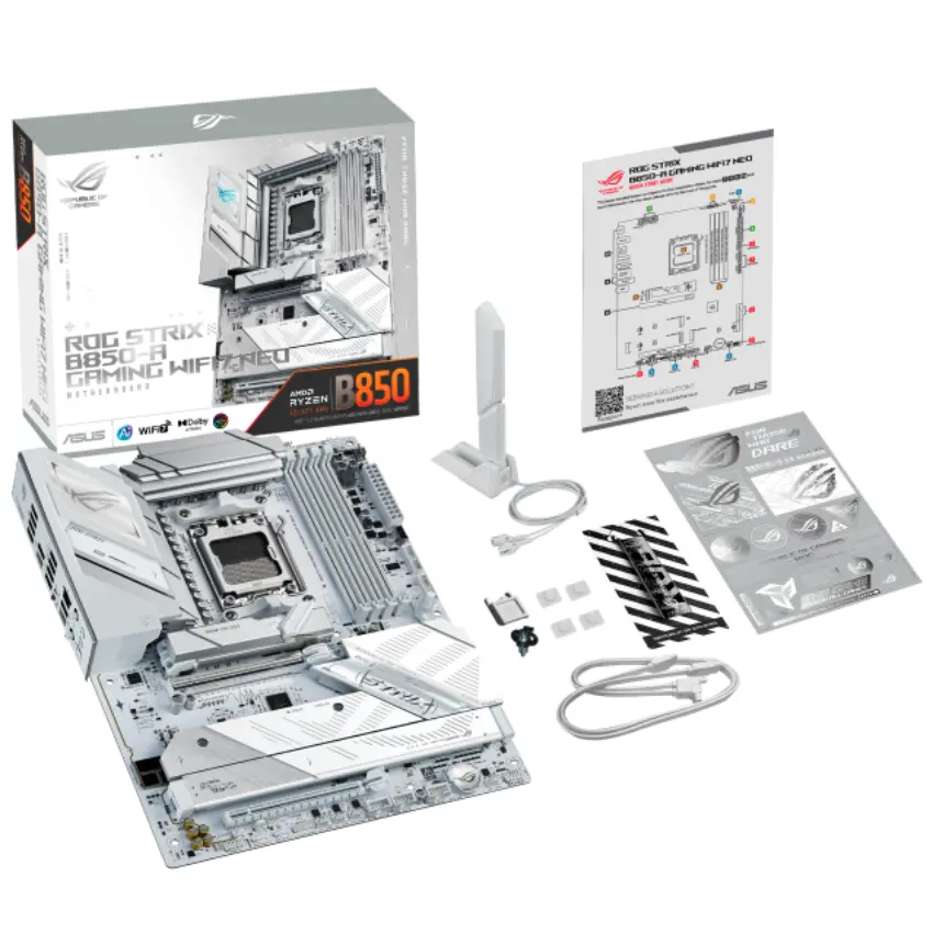 Motherboard ASUS ROG STRIX B850-A GAMING WIFI7 NEO, Socket AM5 Motherboard ASUS ROG STRIX B850-A GAMING WIFI7 NEO, Socket AM5