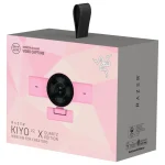 Cámara Web Razer Kiyo V2 X, Quartz Pink, Rosa