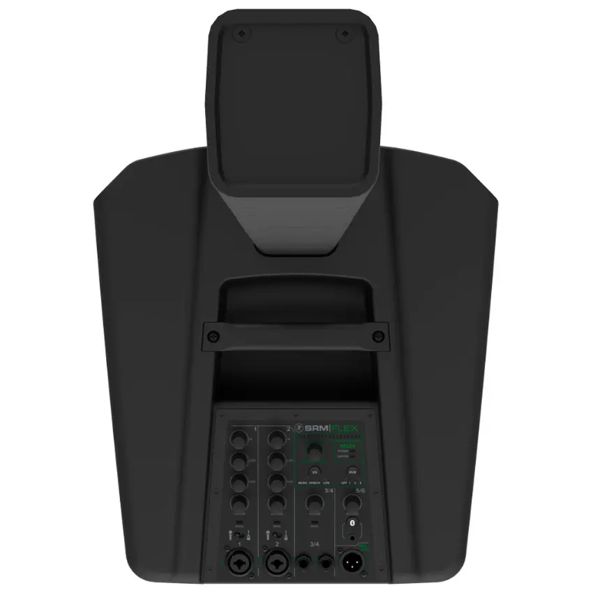Sistema de Sonido de Columna Mackie SRM-FLEX, Woofer 10", Potencia 1300W, Todo en uno, Mezclador, Bluetooth y DSP
