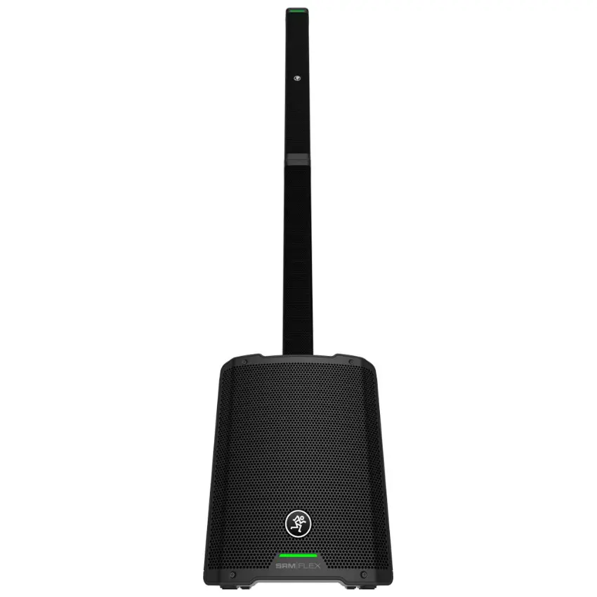 Sistema de Sonido de Columna Mackie SRM-FLEX, Woofer 10", Potencia 1300W, Todo en uno, Mezclador, Bluetooth y DSP