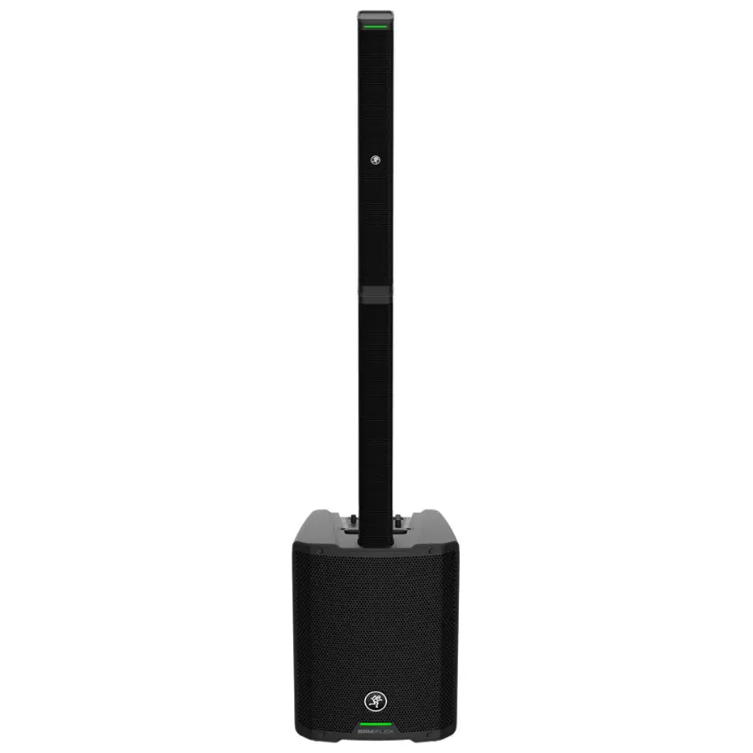 Sistema de Sonido de Columna Mackie SRM-FLEX, Woofer 10", Potencia 1300W, Todo en uno, Mezclador, Bluetooth y DSP
