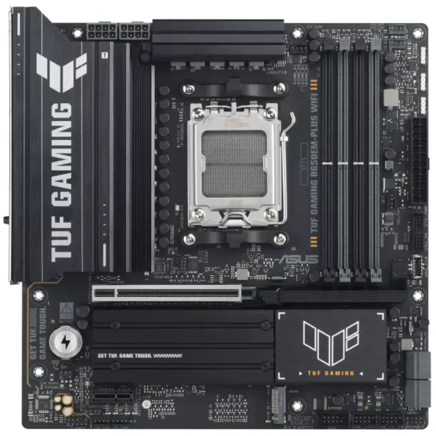 Motherboard ASUS TUF GAMING B650EM-PLUS WIFI, Socket AM5 Motherboard ASUS TUF GAMING B650EM-PLUS WIFI, Socket AM5