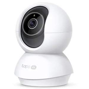 Cámara de Seguridad Wi-Fi TP-Link Tapo C250, 4K, 8 MP, Pan / Tilt, Visión nocturna, Interior