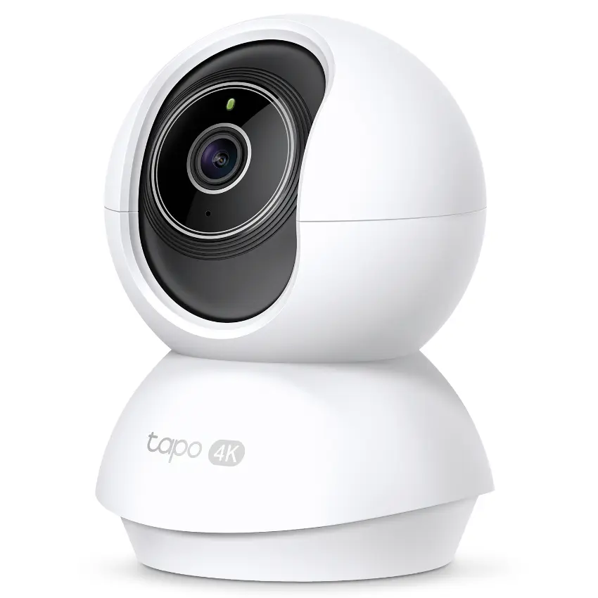 Cámara de Seguridad Wi-Fi TP-Link Tapo C250, 4K, 8 MP, Pan / Tilt, Visión nocturna, Interior