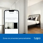 Cámara de Seguridad Wi-Fi TP-Link Tapo C250, 4K, 8 MP, Pan / Tilt, Visión nocturna, Interior
