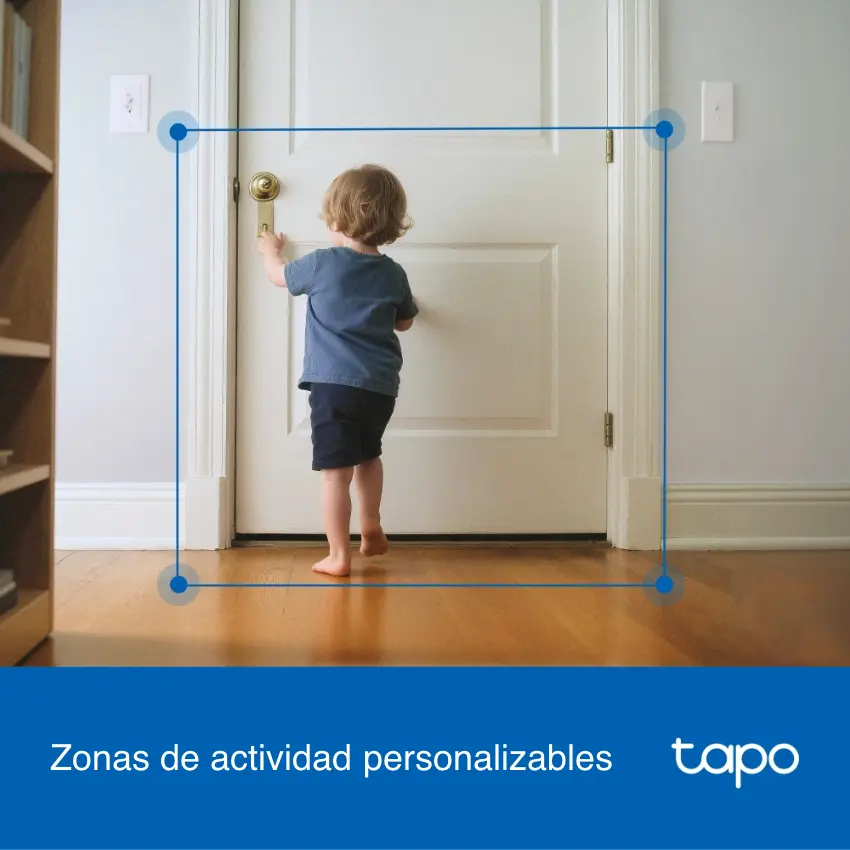 Cámara de Seguridad Wi-Fi TP-Link Tapo C250, 4K, 8 MP, Pan / Tilt, Visión nocturna, Interior