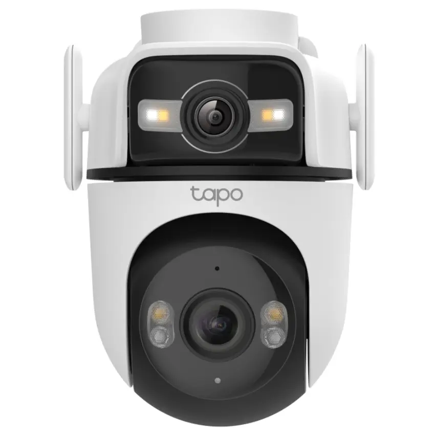 Cámara de Seguridad Wi-Fi TP-Link Tapo C545D, 3 MP, Doble lente, Pan / Tilt, Visión nocturna, Exterior