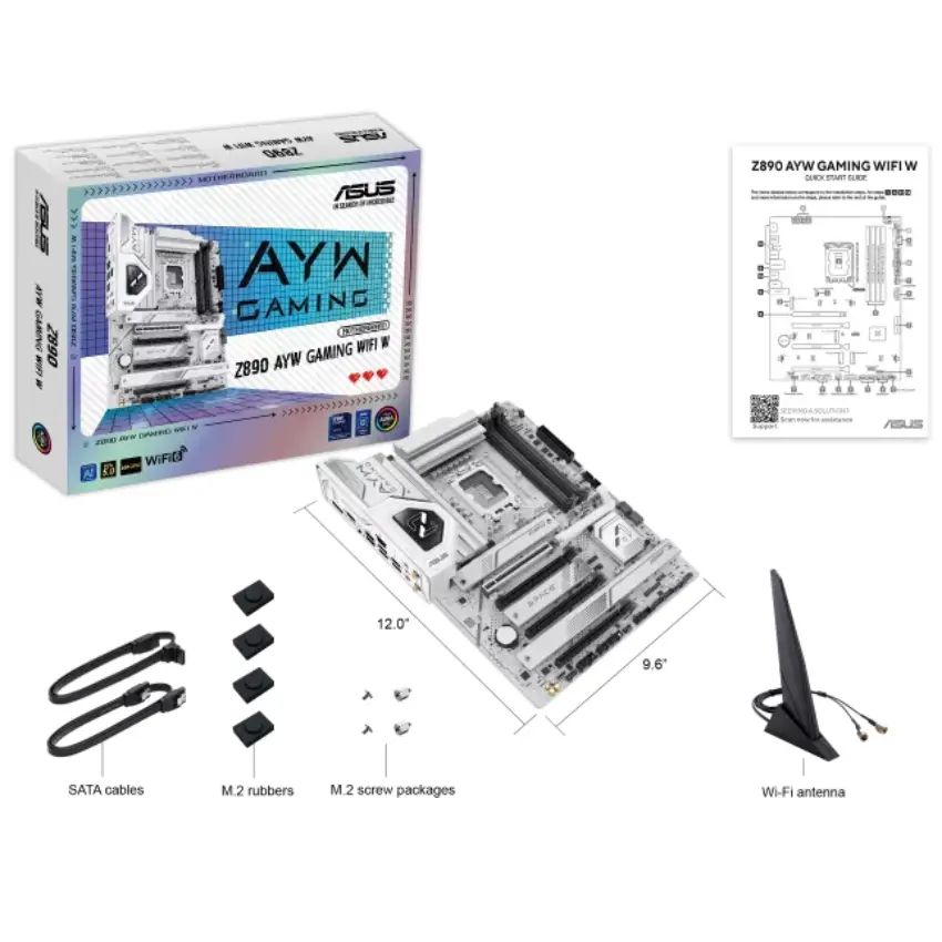 Motherboard ASUS Z890 AYW GAMING WIFI W, Socket 1851