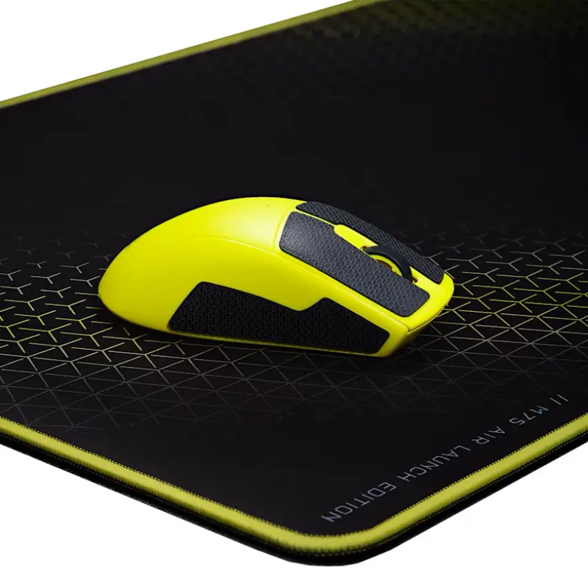 Mouse Inalámbrico Corsair M75 AIR Launch Edition Bundle, Gamer, Bluetooth, Amarillo
