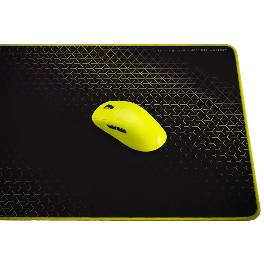 Mouse Inalámbrico Corsair M75 AIR Launch Edition Bundle, Gamer, Bluetooth, Amarillo