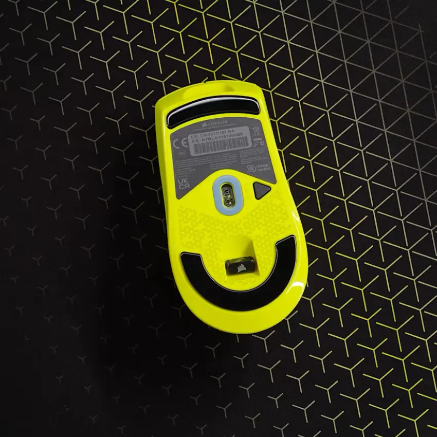 Mouse Inalámbrico Corsair M75 AIR Launch Edition Bundle, Gamer, Bluetooth, Amarillo