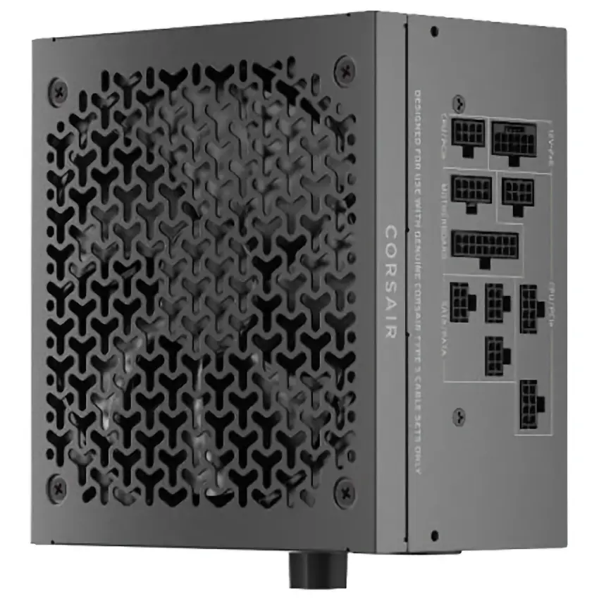 Fuente de alimentación modular Corsair RM750x SHIFT, 750W, 80 PLUS Gold, Interfaz de cableado lateral, Preparada para PCIe 5.1 Fuente de alimentación modular Corsair RM750x SHIFT, 750W, 80 PLUS Gold, Interfaz de cableado lateral, Preparada para PCIe 5.1