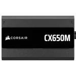 Fuente de Alimentación Semi Modular Corsair CX650M, 650W, 80 PLUS Bronze, Interfaz de Cableado Lateral, Preparada para PCIe 5.1
