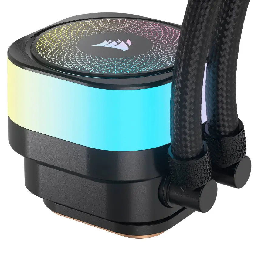 Refrigerador Líquido para CPU Corsair iCUE LINK TITAN 240 RX RGB AIO, Water Cooler, Negro