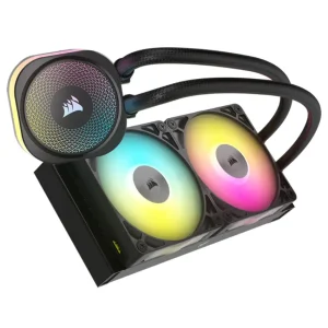 Refrigerador Líquido para CPU Corsair iCUE LINK TITAN 240 RX RGB AIO, Water Cooler, Negro
