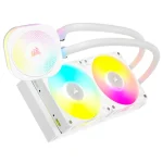Refrigerador Líquido para CPU Corsair iCUE LINK TITAN 240 RX RGB AIO, Water Cooler, Blanco