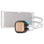 Refrigerador Líquido para CPU Corsair iCUE LINK TITAN 240 RX RGB AIO, Water Cooler, Blanco