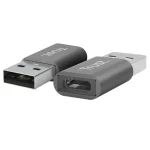 Adaptador USB-A a USB-C Trust Calyx, Pack de 2 Unidades