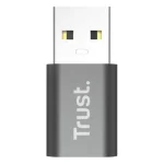Adaptador USB-A a USB-C Trust Calyx, Pack de 2 Unidades
