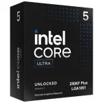 Procesador Intel Core Ultra 5 250KF Plus, 4.2GHz, 18 Núcleos, 30MB L3, Sin cooler/disipador, Sin video, Socket LGA1851, BOX