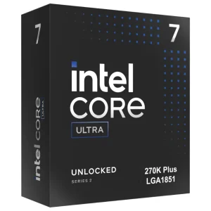 Procesador Intel Core Ultra 7 270K Plus, 3.7GHz, 24 Núcleos, 36MB L3, Sin cooler/disipador, Socket LGA1851, BOX