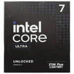 Procesador Intel Core Ultra 7 270K Plus, 3.7GHz, 24 Núcleos, 36MB L3, Sin cooler/disipador, Socket LGA1851, BOX