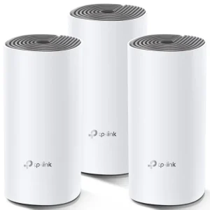 Sistema Wi-Fi Mesh TP-Link Deco E4, AC1200, Doble Banda, Pack de 3