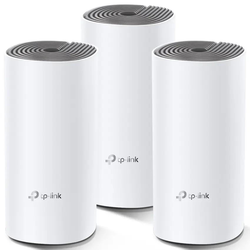 Sistema Wi-Fi Mesh TP-Link Deco E4, AC1200, Doble Banda, Pack de 3 Sistema Wi-Fi Mesh TP-Link Deco E4, AC1200, Doble Banda, Pack de 3