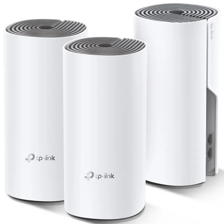 Sistema Wi-Fi Mesh TP-Link Deco E4, AC1200, Doble Banda, Pack de 3 Sistema Wi-Fi Mesh TP-Link Deco E4, AC1200, Doble Banda, Pack de 3