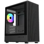 Gabinete Cooler Master Elite 350, Micro ATX, Sin Fuente, Vidrio Templado, 4 Fan 12 cm ARGB, Negro