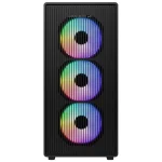 Gabinete Cooler Master Elite 350, Micro ATX, Sin Fuente, Vidrio Templado, 4 Fan 12 cm ARGB, Negro