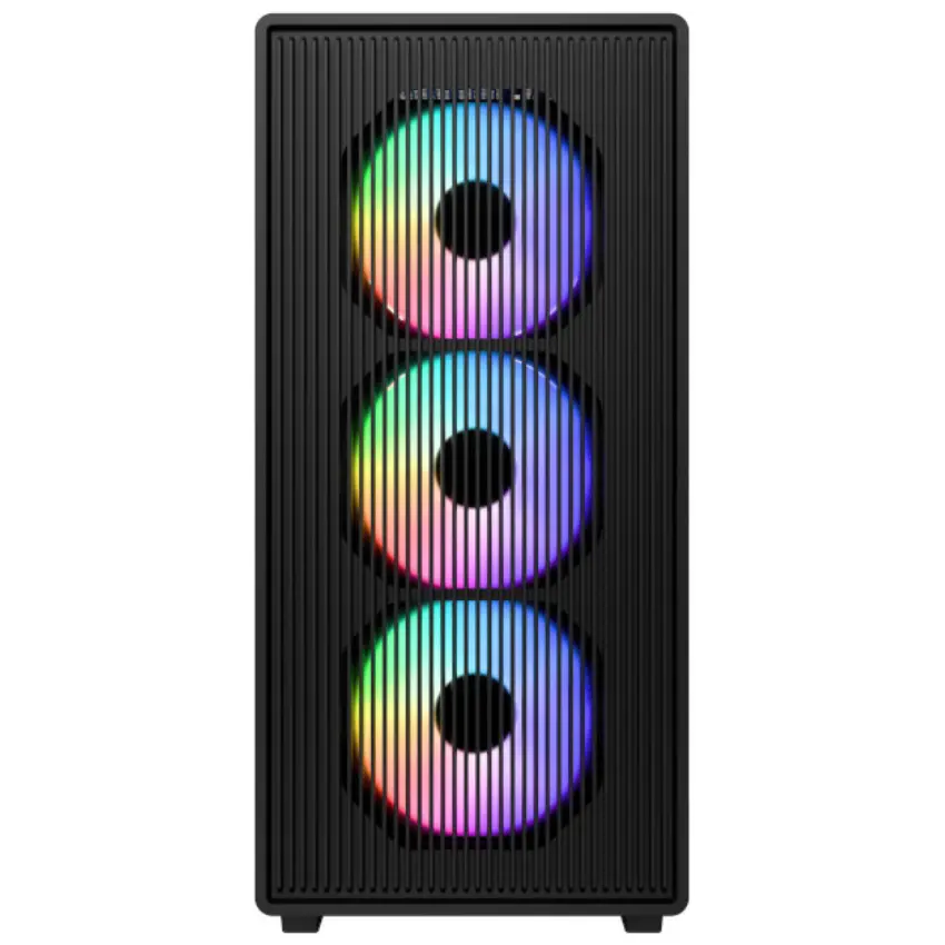 Gabinete Cooler Master Elite 350, Micro ATX, Sin Fuente, Vidrio Templado, 4 Fan 12 cm ARGB, Negro Gabinete Cooler Master Elite 350, Micro ATX, Sin Fuente, Vidrio Templado, 4 Fan 12 cm ARGB, Negro