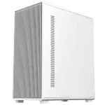 Gabinete Cooler Master Elite 350, Micro ATX, Sin Fuente, Vidrio Templado, 4 Fan 12 cm ARGB, Blanco