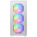 Gabinete Cooler Master Elite 350, Micro ATX, Sin Fuente, Vidrio Templado, 4 Fan 12 cm ARGB, Blanco