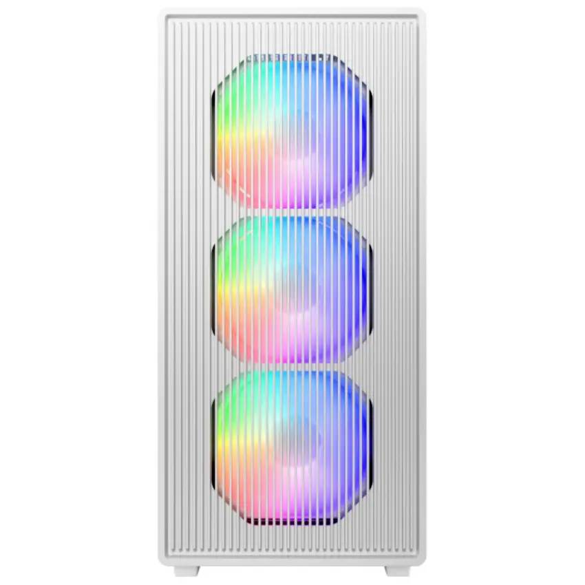 Gabinete Cooler Master Elite 350, Micro ATX, Sin Fuente, Vidrio Templado, 4 Fan 12 cm ARGB, Blanco Gabinete Cooler Master Elite 350, Micro ATX, Sin Fuente, Vidrio Templado, 4 Fan 12 cm ARGB, Blanco