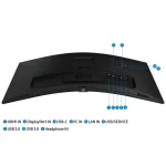 Monitor Samsung ViewFinity S6 S65UC, 34", VA, 100Hz, Curvo, 1000R, 3440x1440, 5ms, DisplayPort, HDMI, USB-C, USB-A, RJ-45