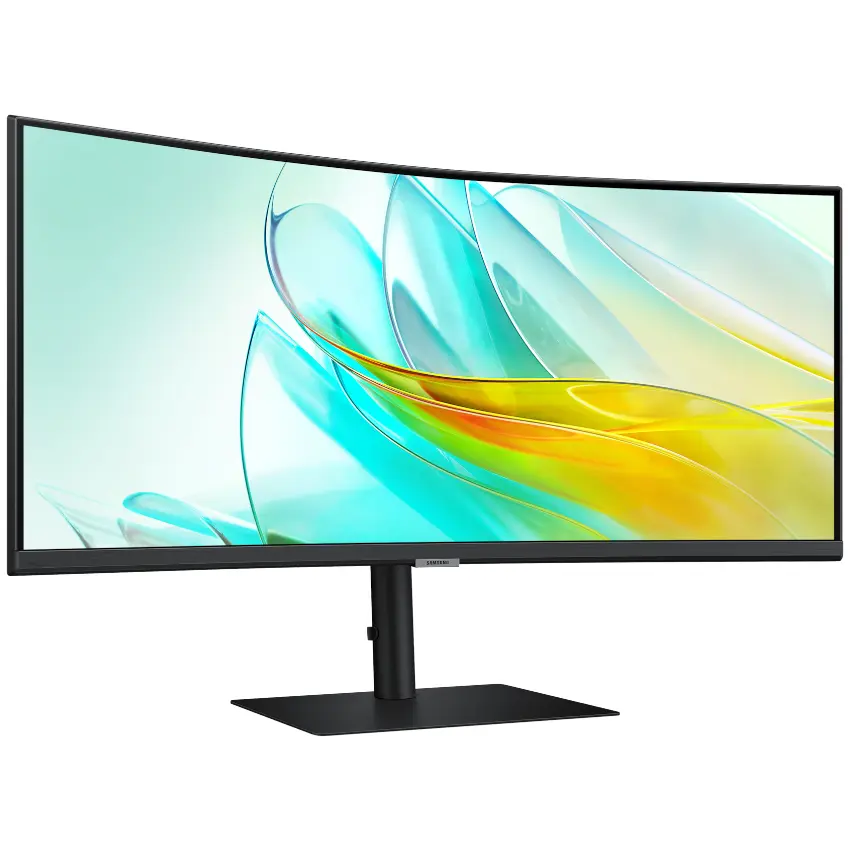 Monitor Samsung ViewFinity S6 S65UC, 34", VA, 100Hz, Curvo, 1000R, 3440x1440, 5ms, DisplayPort, HDMI, USB-C, USB-A, RJ-45