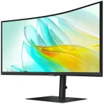 Monitor Samsung ViewFinity S6 S65UC, 34", VA, 100Hz, Curvo, 1000R, 3440x1440, 5ms, DisplayPort, HDMI, USB-C, USB-A, RJ-45