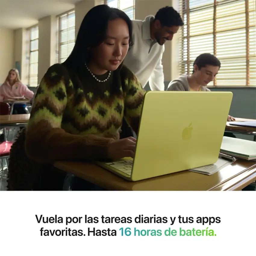Apple MacBook Neo de 13", Chip A18 Pro, Citrus, Amarillo Limón Apple MacBook Neo de 13", Chip A18 Pro, Citrus, Amarillo Limón